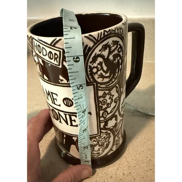 Game of Thrones Westeros Handmade Signed Studio Pottery Goblet Mug Fan Art - Picture 7 of 9
